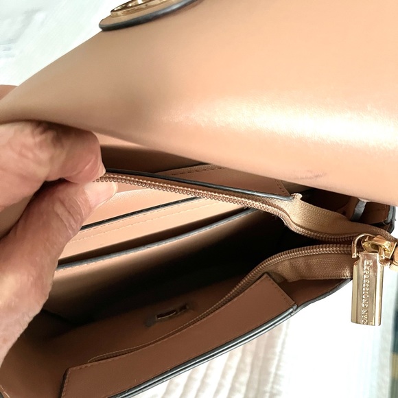 Expressions NYC purse, light tan, gently used. - Picture 5 of 6